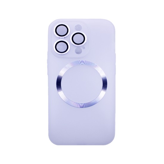 Magnetic Case with Camera Lens for Apple iPhone 14 Pro White Magnetic Case with Camera Lens for Apple iPhone 14 Pro White
